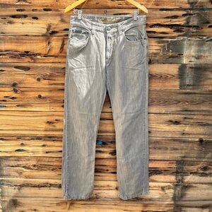 ARMANI COLLEZIONI | Light Gray Straight Jeans 32